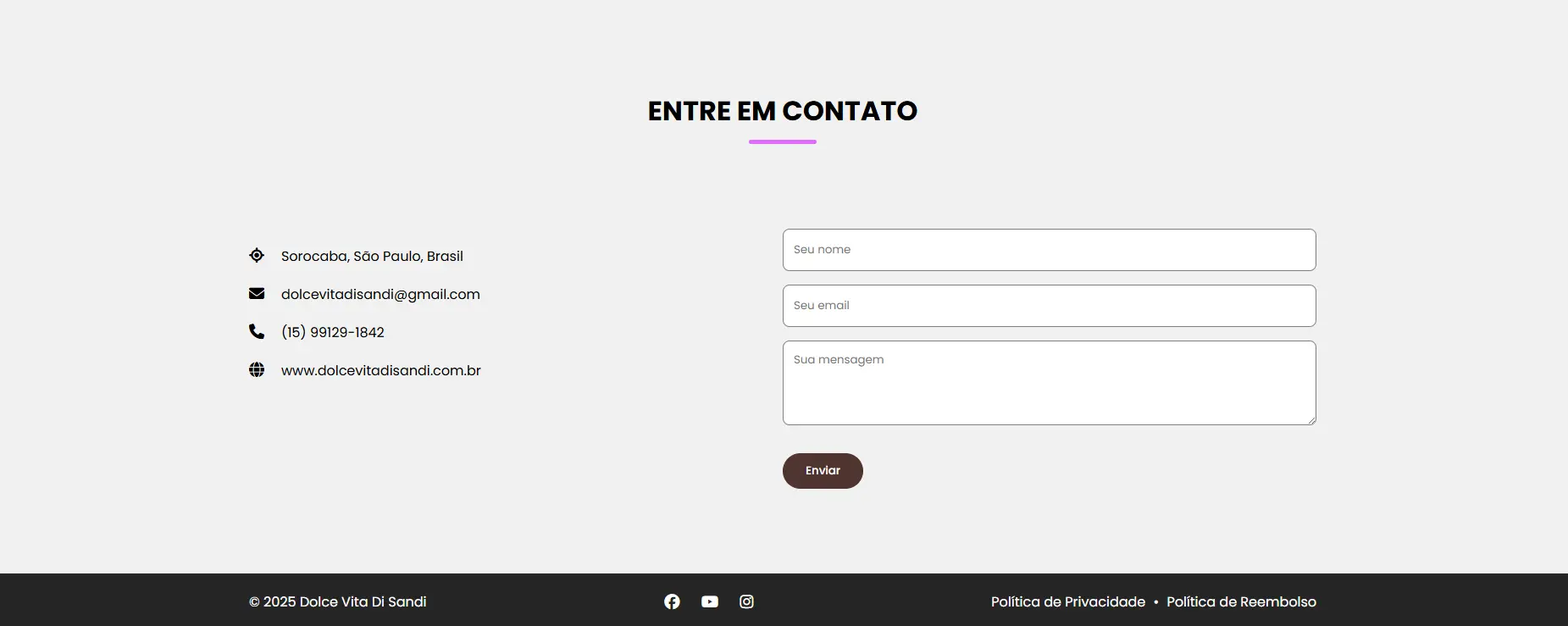 Mockup de Site Institucional moderno